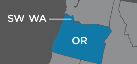Locations in Oregon & Southwest Washington